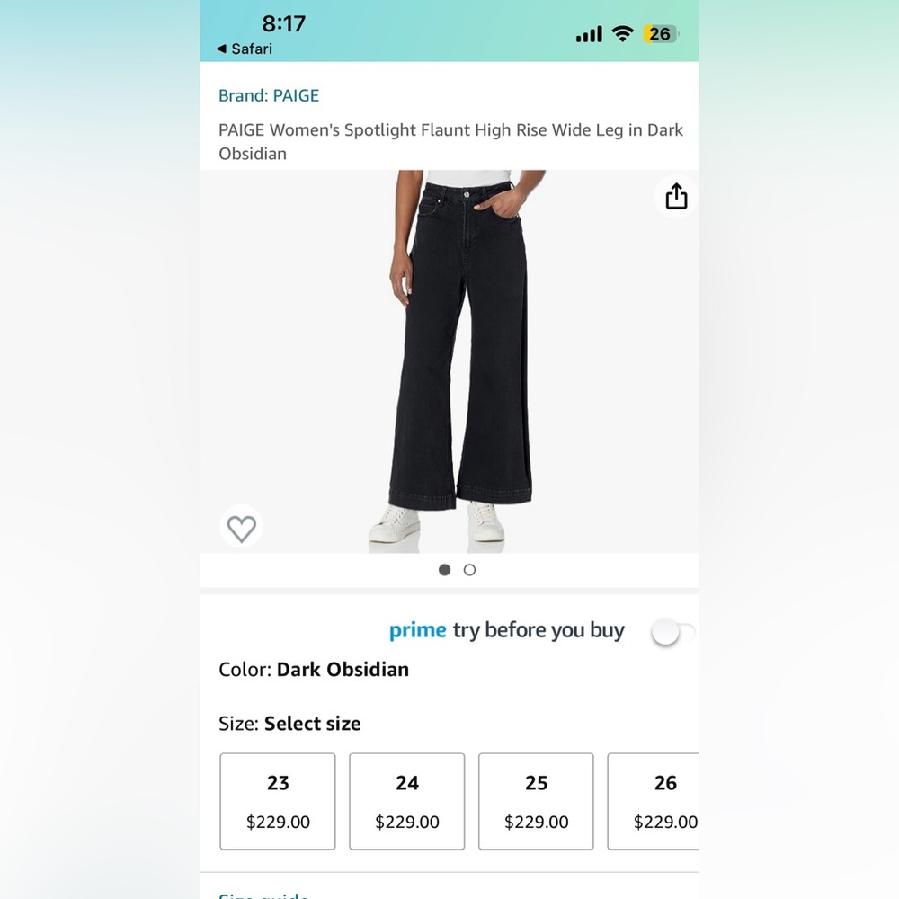 Paige jeans- flaunt denim